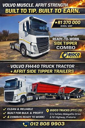 2020 Volvo FH440  Afrit Link Side Tipper