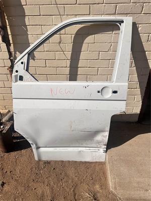 2022 Volkswagen Transporter T6.1. White Left/Passenger Side Front Door VW