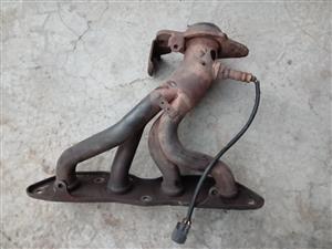 Toyota Yaris 2NZ-FE Exhaust Manifold With Oxygen Sensor