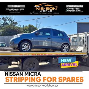 NISSAN MICRA STRIPPING FOR SPARES
