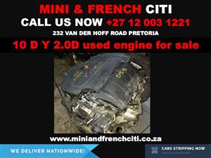 Peugeot 10dy 2.0d used engine for sale