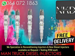 MAN TRUCK DIESEL INJECTORS FOR SALE