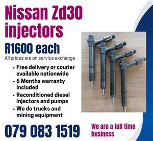 NISSAN ZD30 INJECTORS FOR SALE WITH WARRANTY INCLUDED 