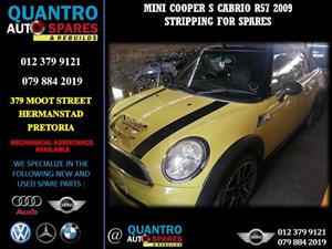 Mini Cooper S Cabrio R57 2009 Stripping For Spares