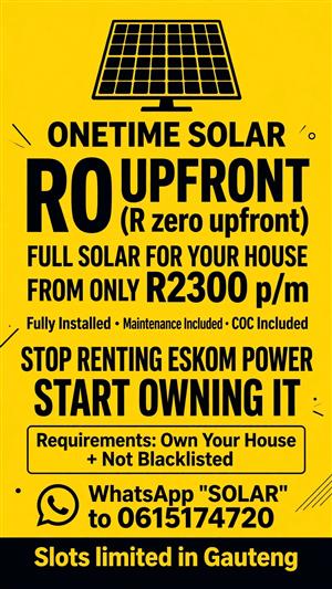 Solar energy 