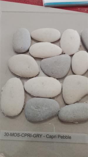Shower mosaic Capri Stone Pebble sheets  