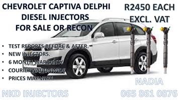 DIESEL INJECTORS FOR SALE FOR CAPTIVA DELPHI - NEW