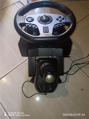 Pxn V9 gaming Steering wheel with pedals