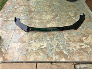 Golf 7 and 7.5 plastic gloss black front spoiler for sale