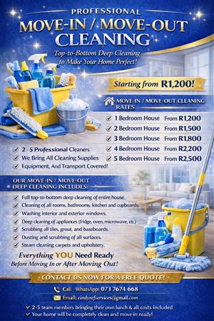 “Spotless Cleaning, Professional Touch ”