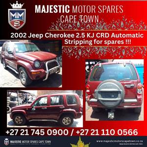 Stripping for Spares 2002 Jeep Cherokee 2.5 KJ CRD Automatic