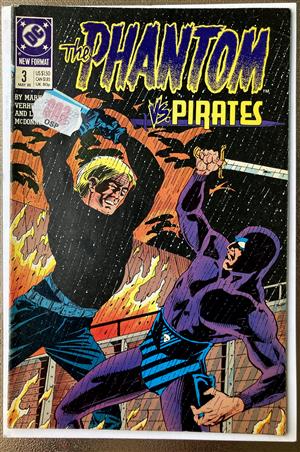 The Phantom vs Pirates 80s Vintage comic