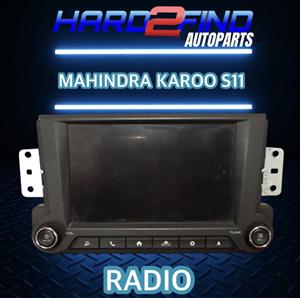 MAHINDRA KAROO S11 RADIO FOR SALE 