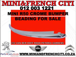 Mini cooper r50 chrome bumper beading for sale 
