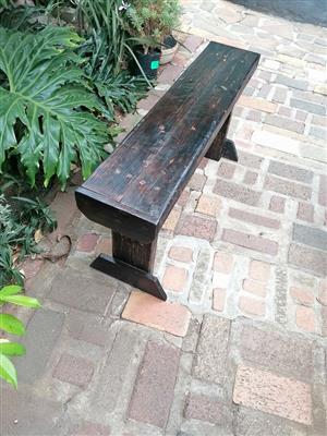 Pine Bench made from reclaimed wood