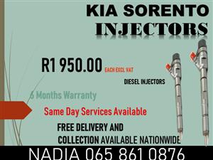 KIA SORENTO DIESEL INJECTORS FOR SALE