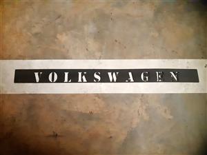 vw Laser cut Volkswagen sign