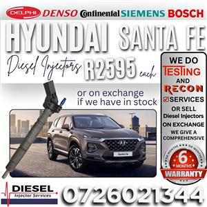 Hyundai Santa Fe diesel injectors for sale