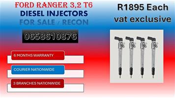 BEST QUALITY DIESEL INJECTORS FOR SALE - FORD 3,2 T6 OR RECON
