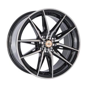 15″ Racing Hart Aiden 4/100 & 4/108 Black Machine Face Alloy Wheels