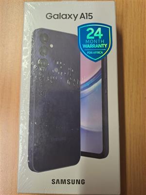 Samsung galaxy A15 phone brand new in the box not used. Box still sealed.