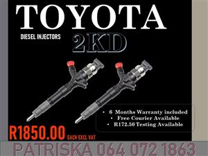 Toyota 2kd diesel injectors for sale on same day service