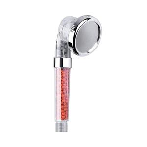 Ionic Healthy Shower Head With Filter Mineral Natural Stone Beads And Spa Spray.