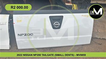 2022 NISSAN NP200 TAILGATE (SMALL DENTS) - MV0859