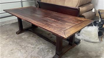 Solid Teak 10-Seater Dining Table – Weylandts