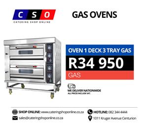 Oven 2 deck 6 Tray Gas