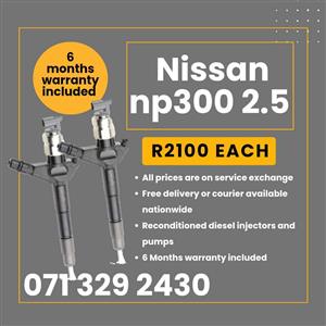 NISSAN NP300 2.5 INJECTORS FOR SALE WITH WARRANTY