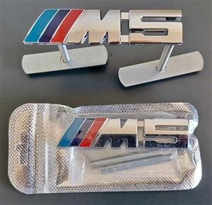 Bmw M5 front bolt on grille badge emblem