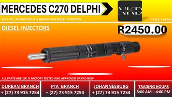 Mercedes C270 Delphi Diesel Injectors 