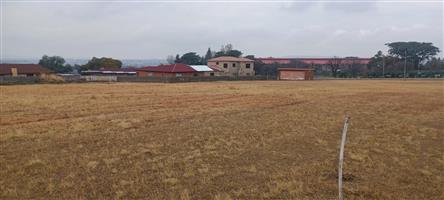 Strategically situated plot of land, close to Training facilities