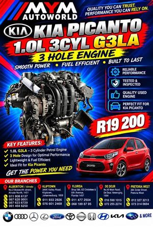 Kia Picanto Engines 