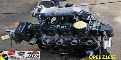 OPEL ASTRA G 1.6L 8 VALVE GAMA/BRACKET COMPLETE ENGINE FOR SALE