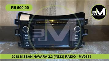 2018 NISSAN NAVARA 2.3 (YS23) RADIO - MV0884