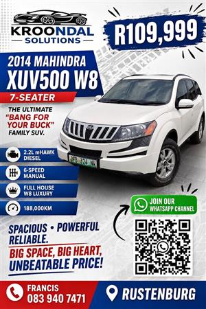 2014 Mahindra XUV500 W8 - 7 Seater