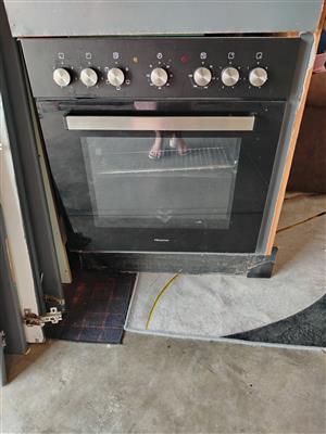 Defy 600 electric oven, hob+ extractor fan