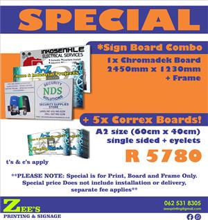 Signage Boards February Special