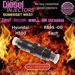H100 Hyundai diesel injectors