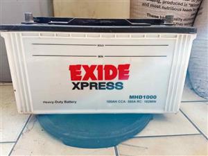 12v 100ah Exide xpress heavy duty battery