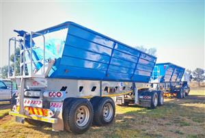 2023 PRBB, 45 Cube Side Tipper Link Trailer