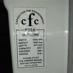 cfc free F640 Defy fridge/freezer combo 