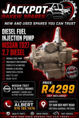 Diesel Fuel Injection Pump Nissan TD27 2.7 Diesel