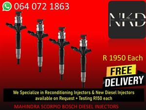 DIESEL INJECTORS FOR MAHINDRA SCORPIO BOSCH DIESEL INJECTORS FOR SALE