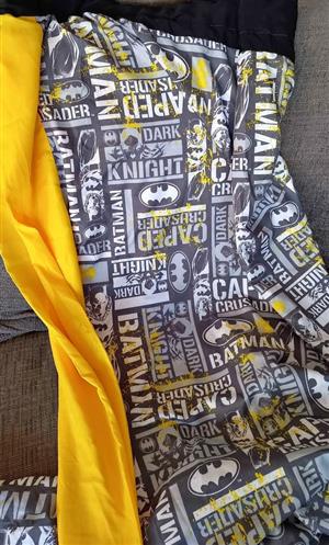 BATMAN CURTAINS + FREE PILLOWCASES+ CAPE
