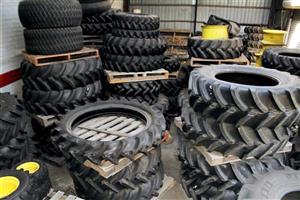 Used tractor tyres and rims 80 TO 90%