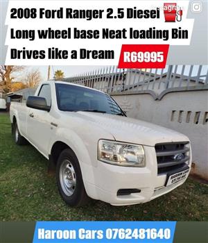  2008 Ford Ranger bakkie 2.5 Diesel long wheelbase