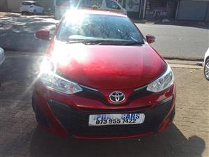 2018 TOYOTA YARIS 1,5 XS AUTOMATIC,PETROL , MAROON COLOR  